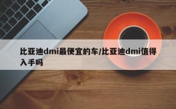 比亚迪dmi最便宜的车/比亚迪dmi值得入手吗